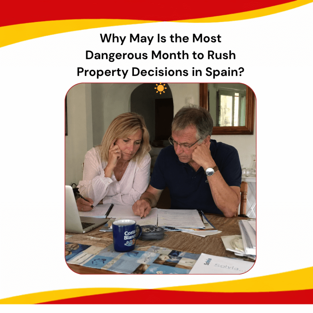 Why May Is the Most Dangerous Month to Rush Property Decisions in Spain