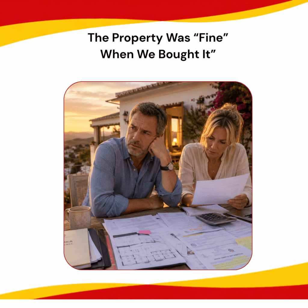 The Property Was “Fine” When We Bought It”