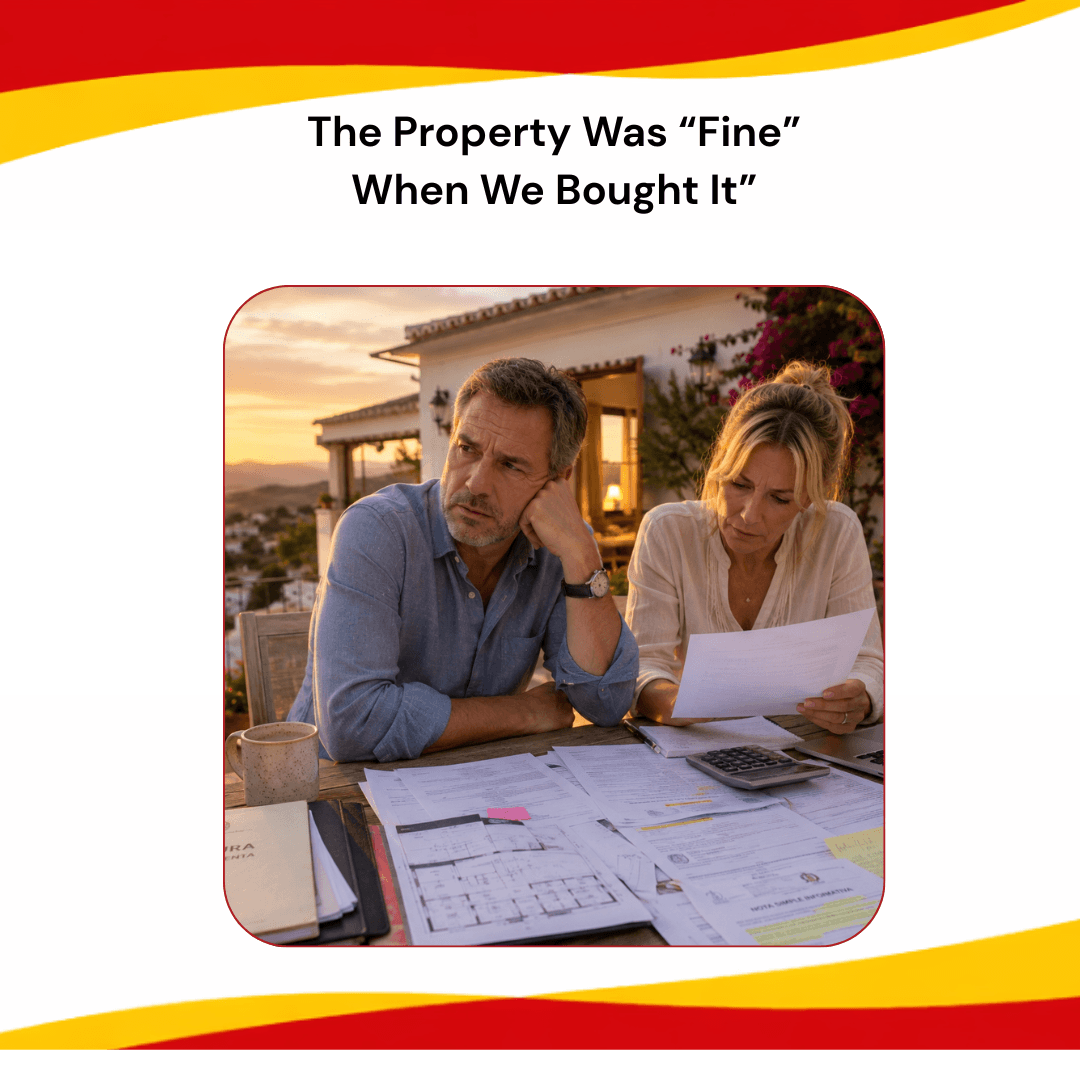 The Property Was “Fine” When We Bought It”